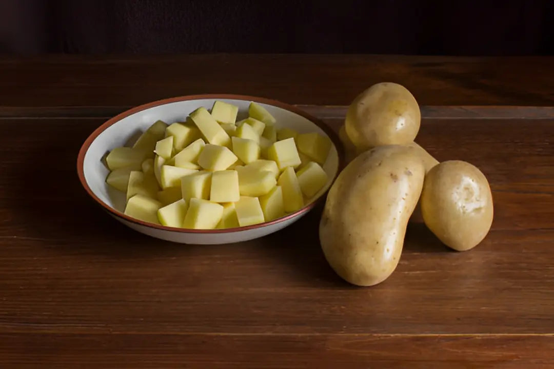 how to dice potatoes