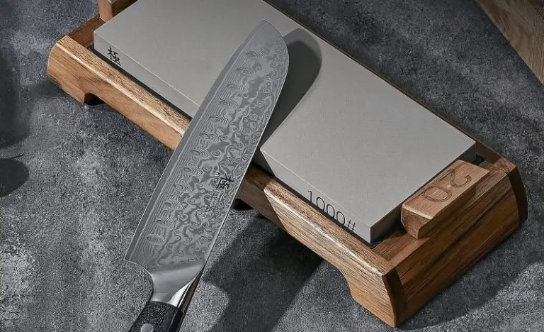 how to clean damascus steel knife