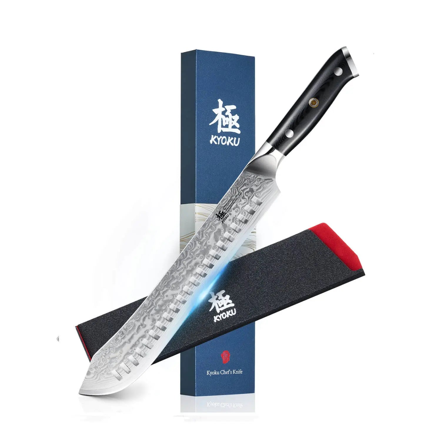 10″ Bullnose Butcher Knife | Gin Series Kyoku Knives