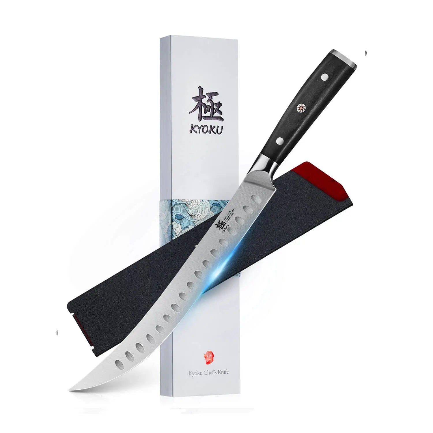 10" Scimitar Knife | Samurai Series Kyoku Knives