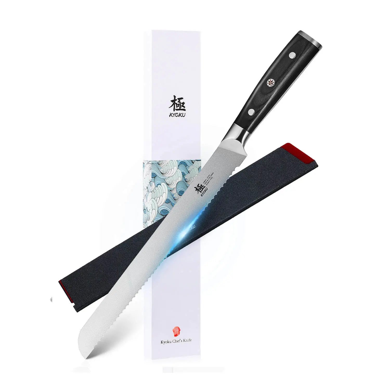 10" Serrated Bread Knife | Samurai Series Kyoku Knives