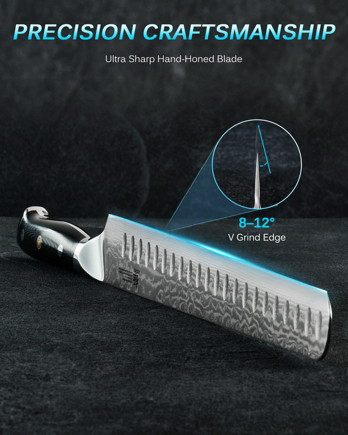 12'' Brisket Slicing Knife | Gin Series Kyoku Knives