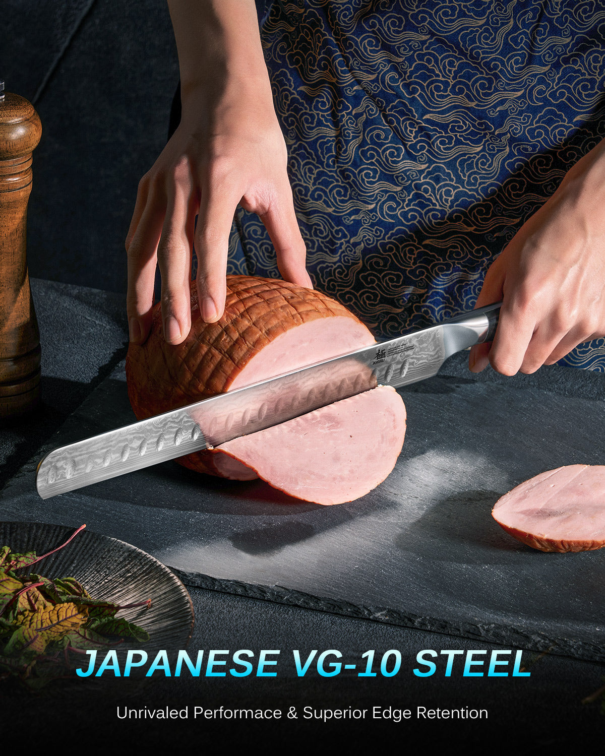 12'' Brisket Slicing Knife | Gin Series Kyoku Knives