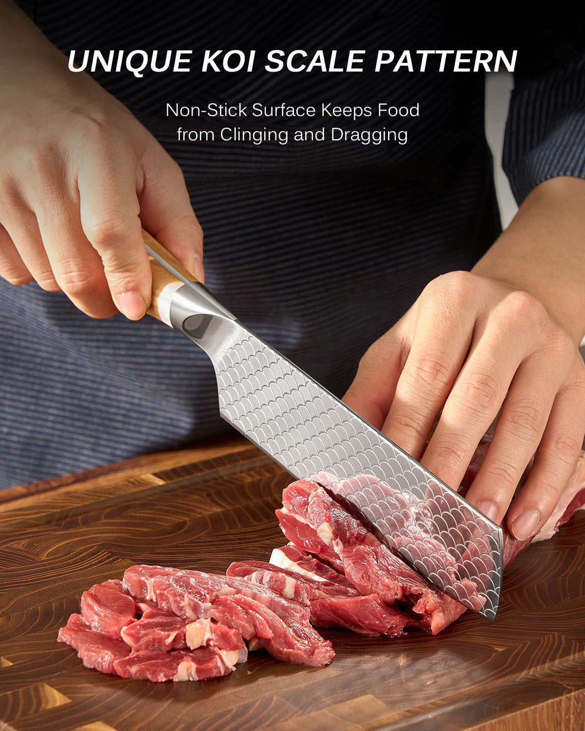 7" Nakiri Knife For Gift | KOI Series