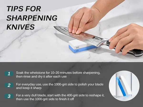 8" Chef Knife with Sharpening Stone | Samurai Series Kyoku Knives