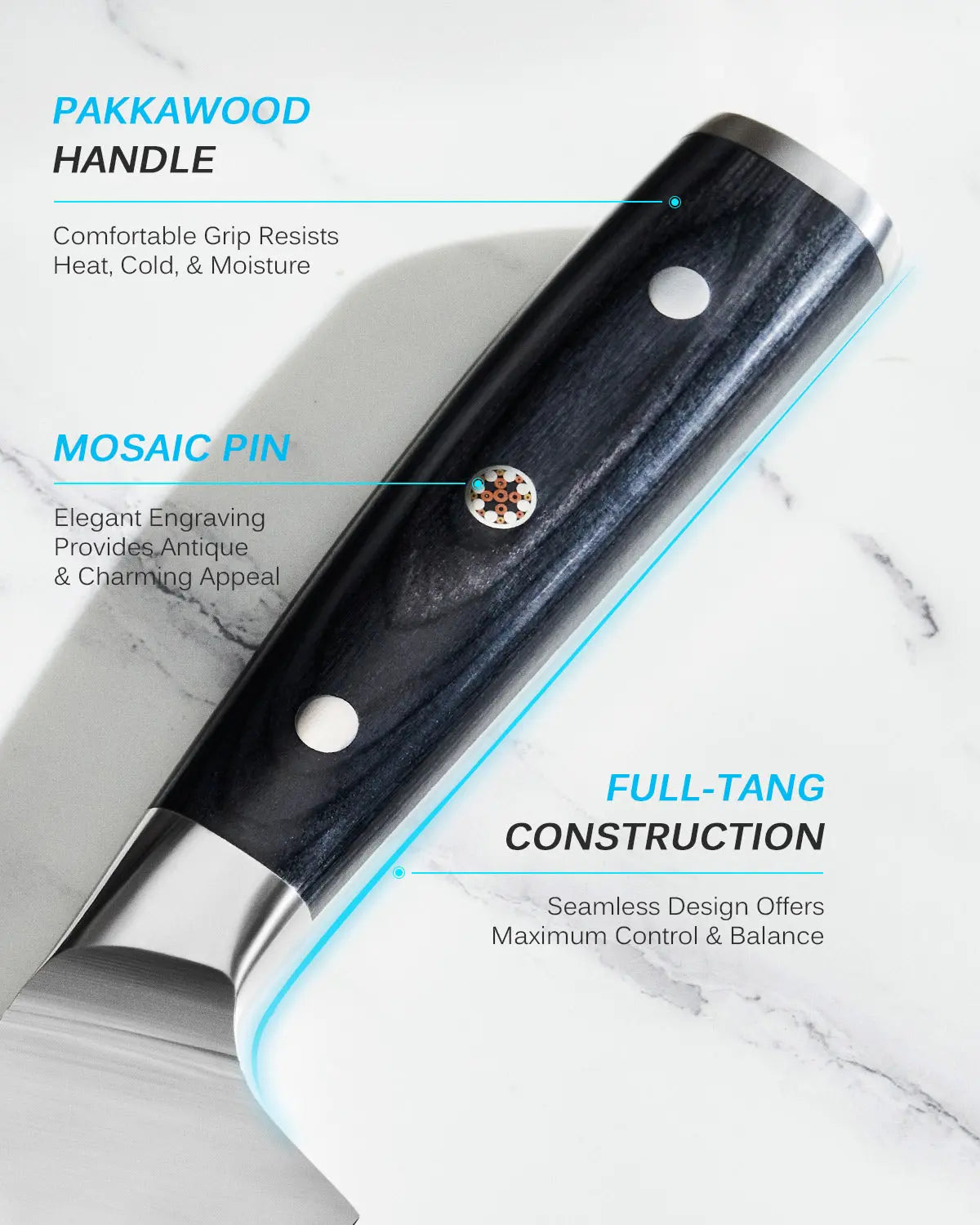 Bundle For Budget Cooks, Chef Knife + Nakiri Knife| Samurai Series Kyoku Knives