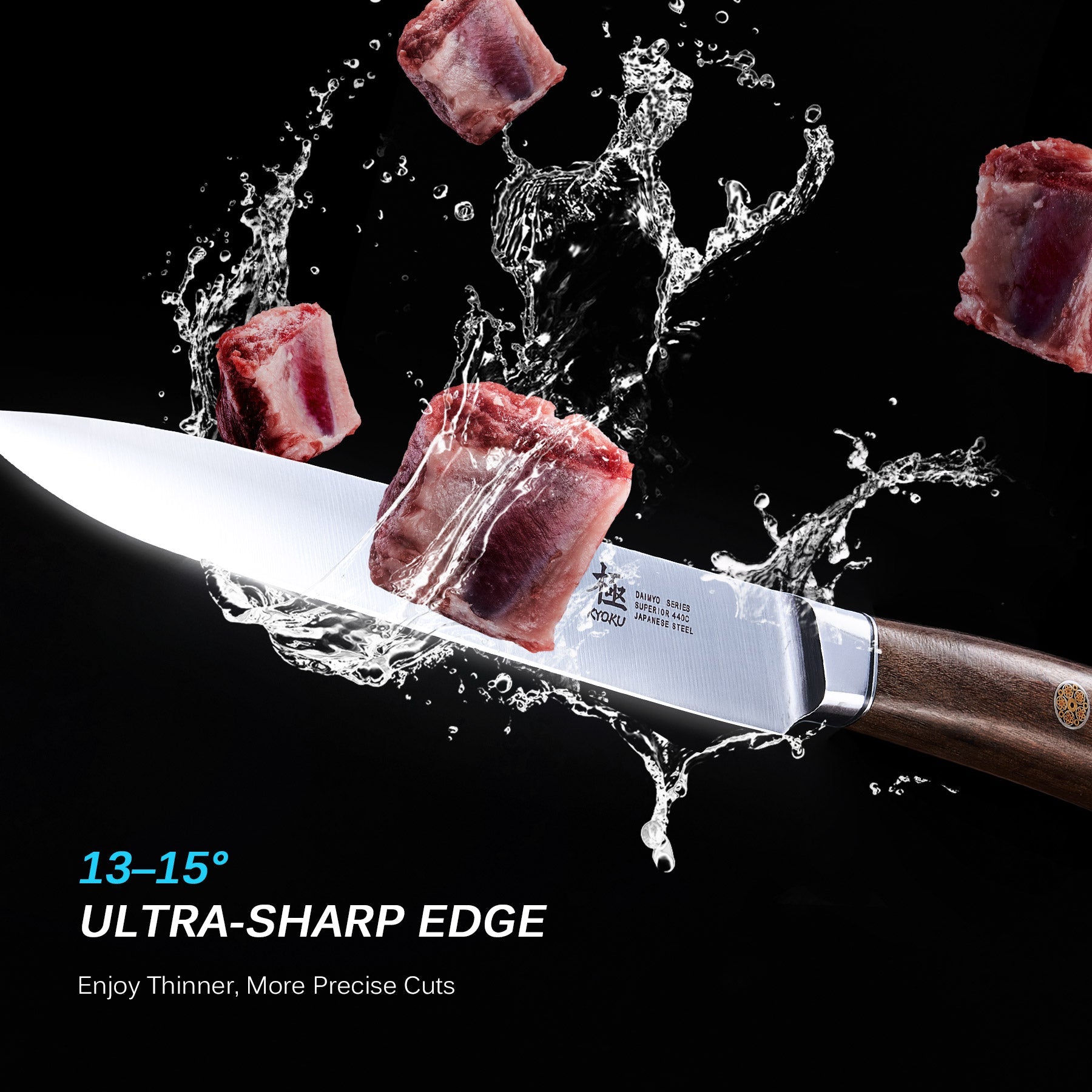 Japanese Carving Knives 440C Steel | Daimyo Series | Kyoku Knives