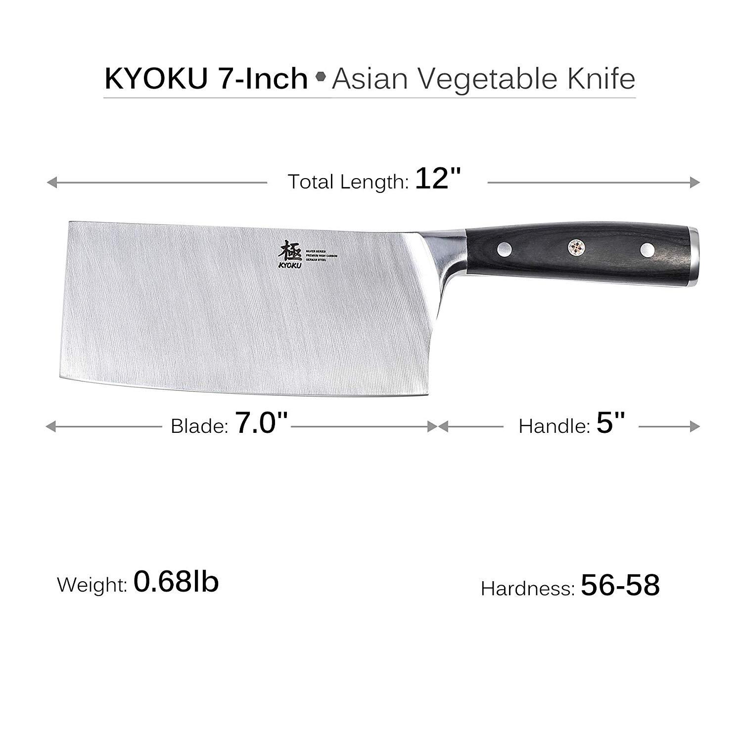 Kyoku Japanese Cleaver Knives | Samurai Series | Kyoku Knives