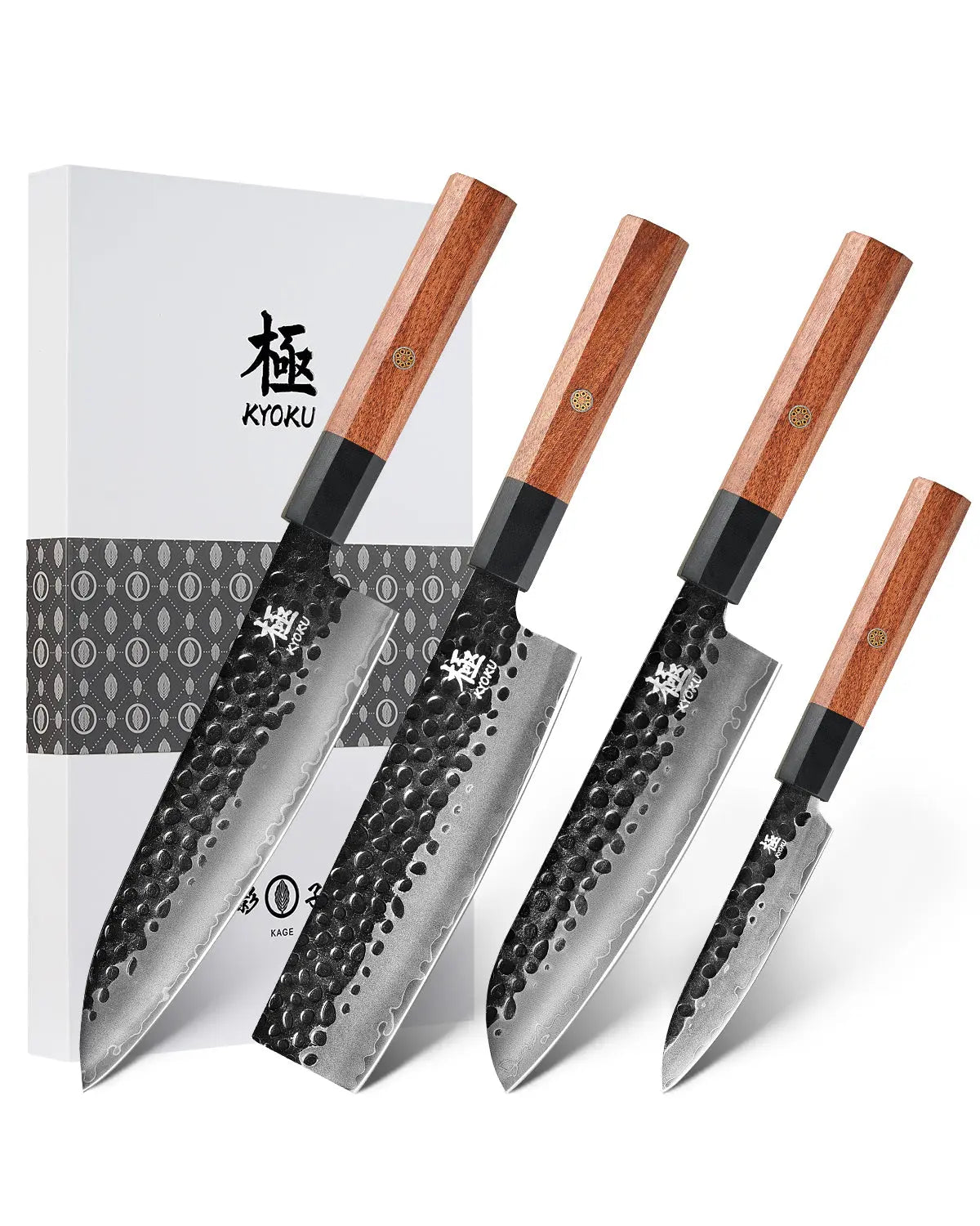 4-Piece Must-have Knife Set | Kage Series Kyoku Knives