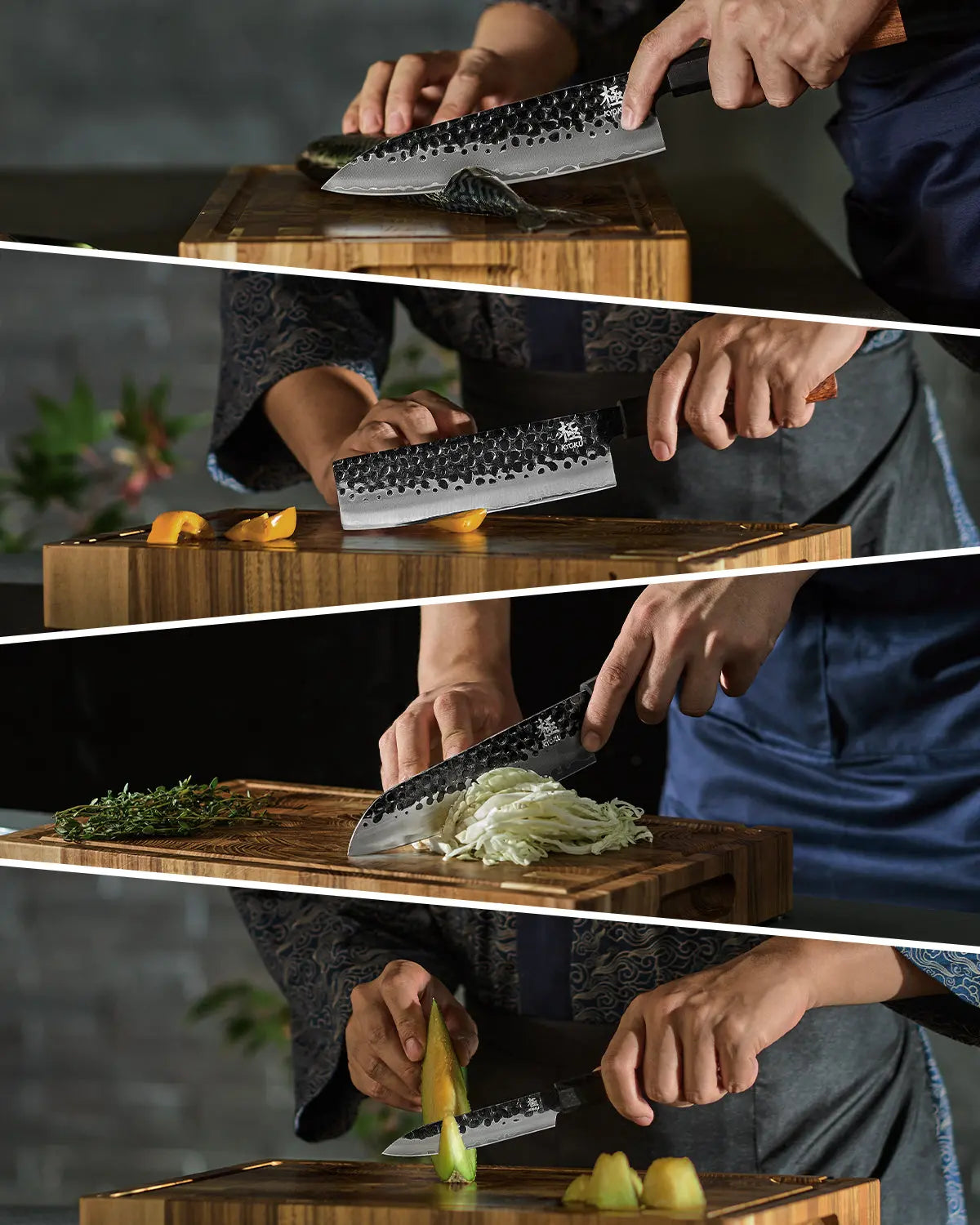 4-Piece Must-have Knife Set | Kage Series Kyoku Knives