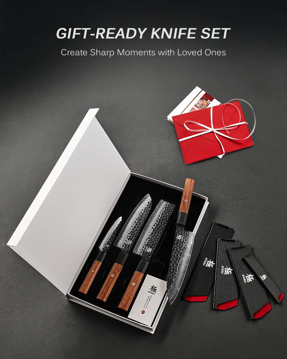 4-Piece Must-have Knife Set | Kage Series Kyoku Knives