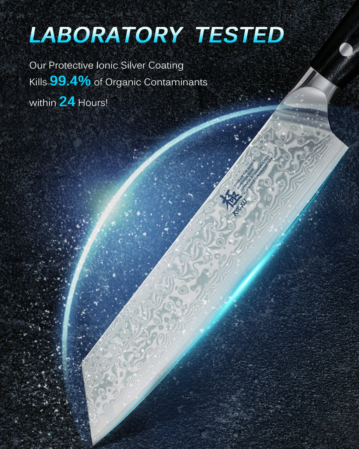 Kyoku Japanese Kiritsuke Knife | Best for slicing fish, veges, fruit