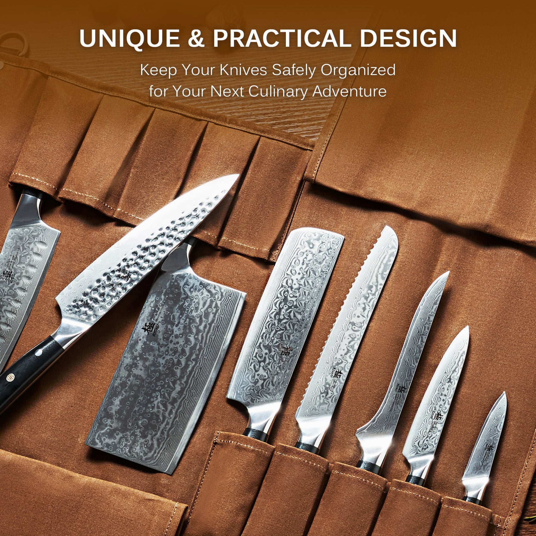 Kyoku Knife Roll Cutlery Bag | Kyoku Knives