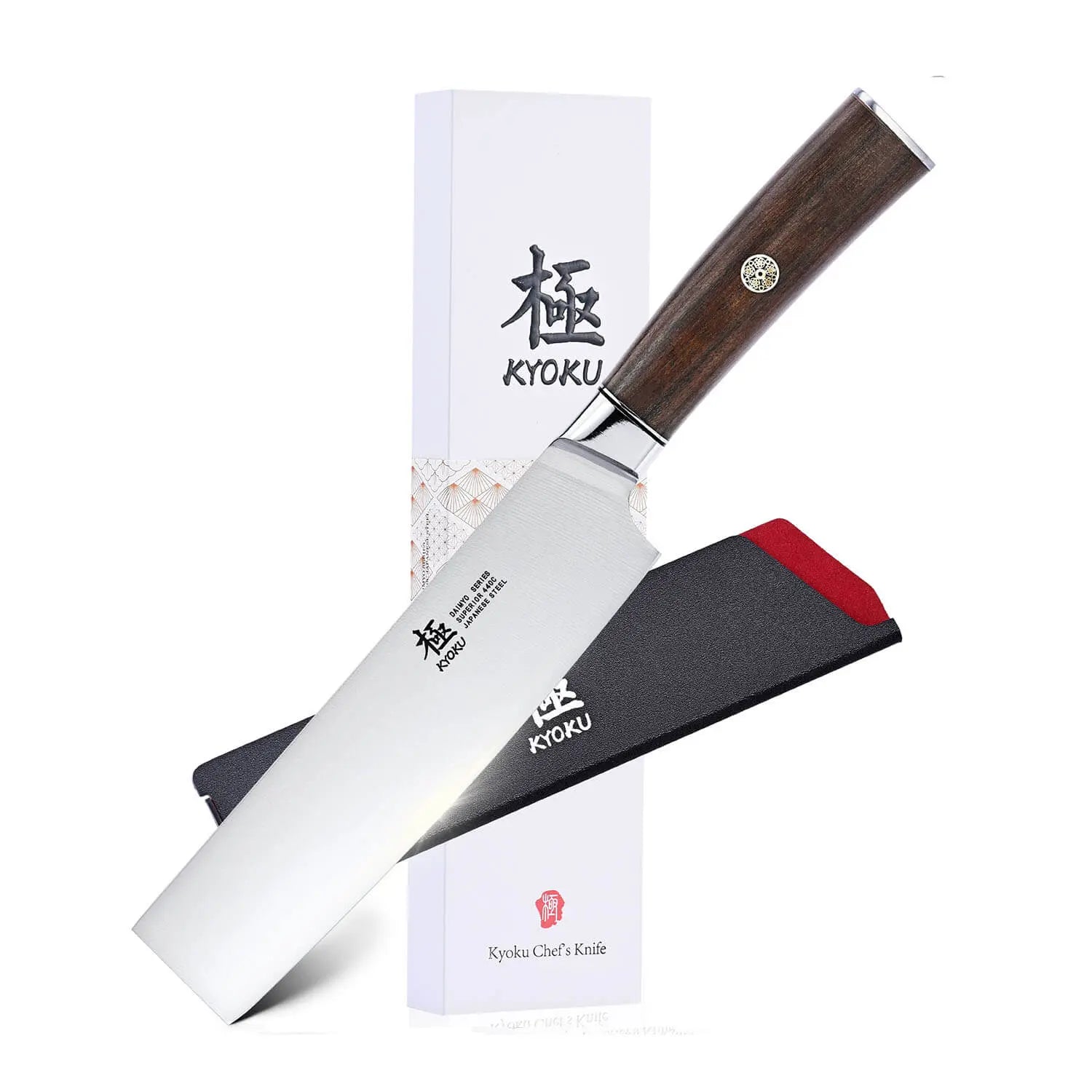 Nakiri Knives 440C Steel | Daimyo Series Kyoku Knives
