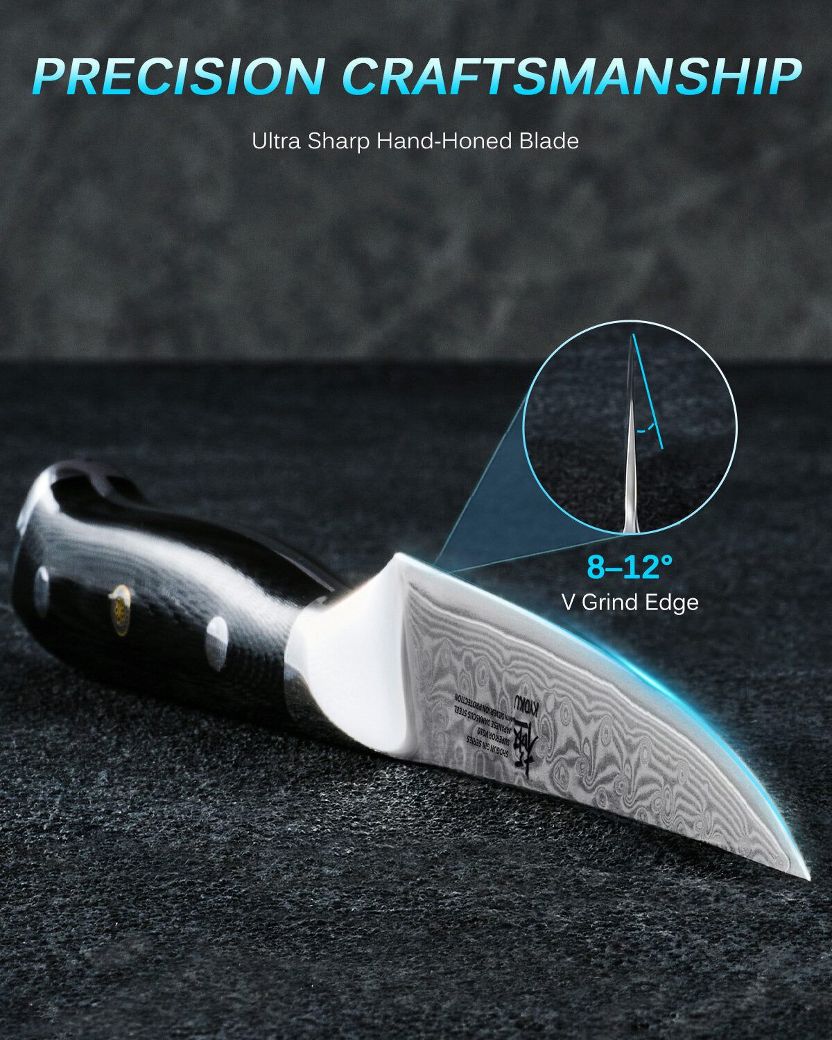 4pc Japanese Steak Knife Value Set Silver-ion Coating | Kyoku Knives