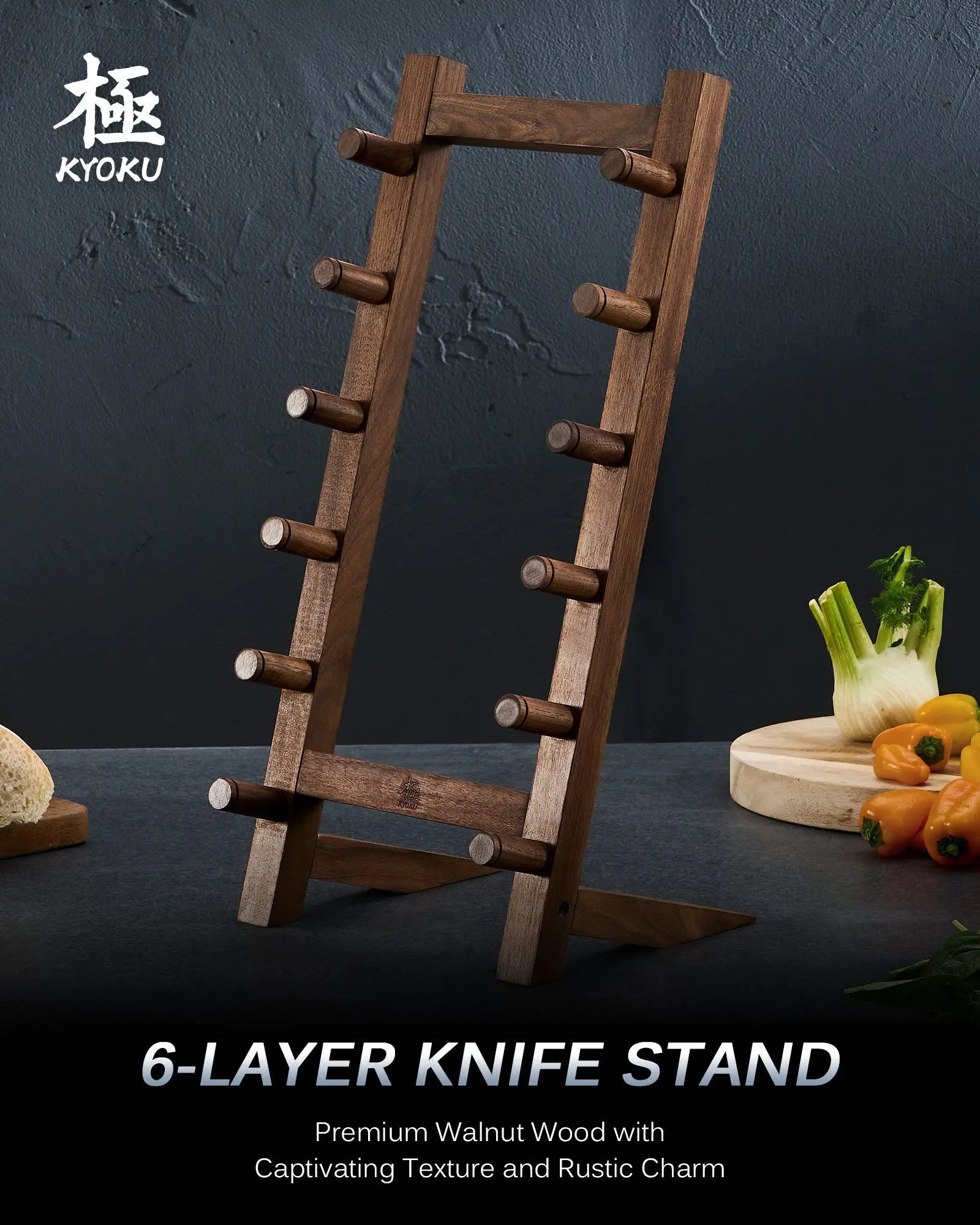 Save 15% On Chef Knife + Display Stand| Shogun Series Kyoku Knives