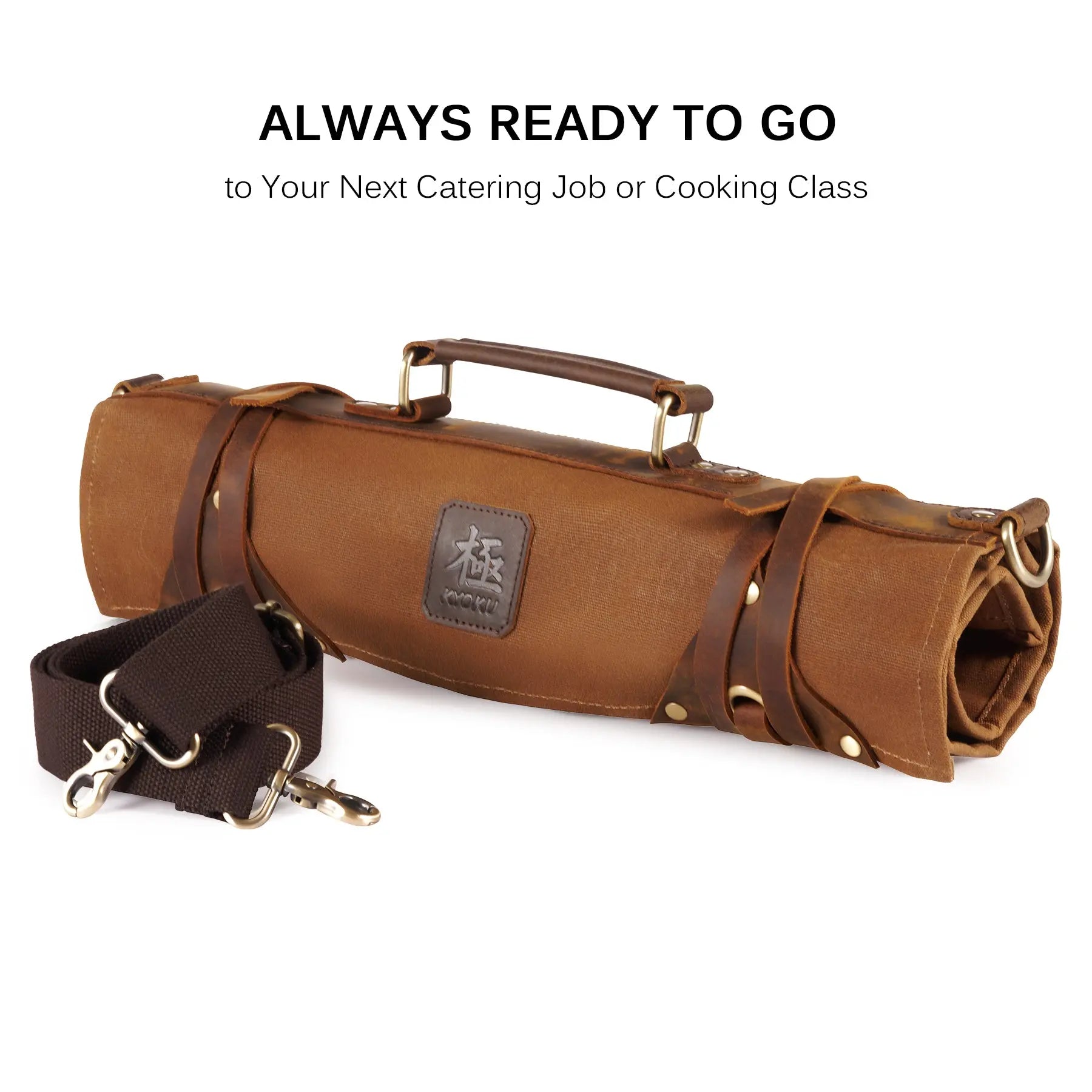 Save 20% On 15-Piece Knife Set + Roll Bag| Samurai Series Kyoku Knives