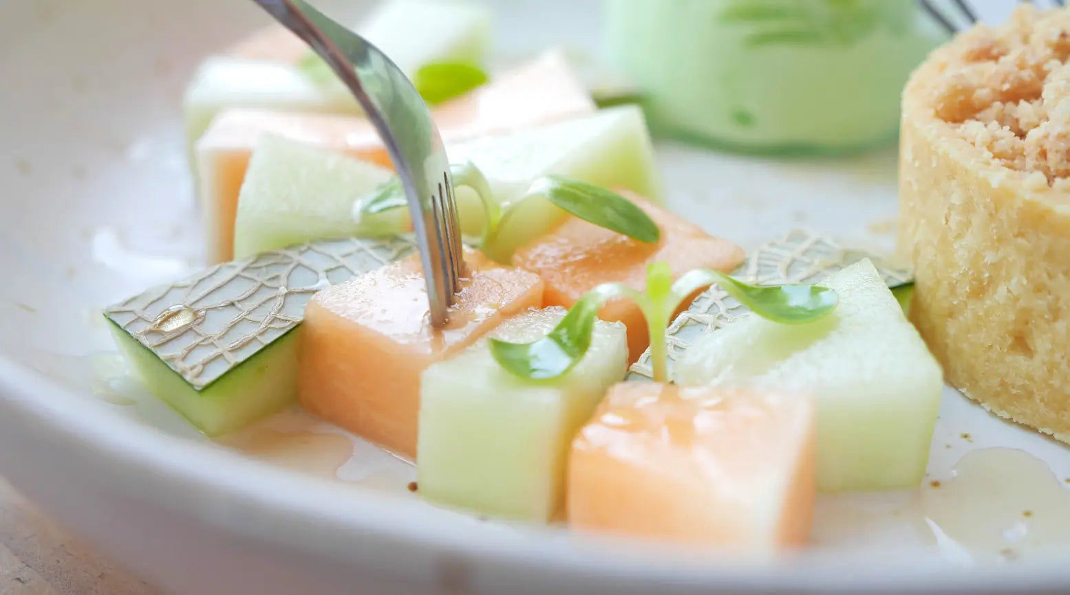 How to Cut a Cantaloupe into Cubes