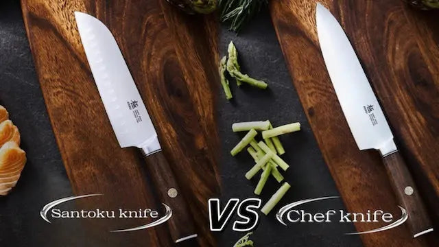 Difference between Santoku Knife And Chefs Knife Kyoku Knives