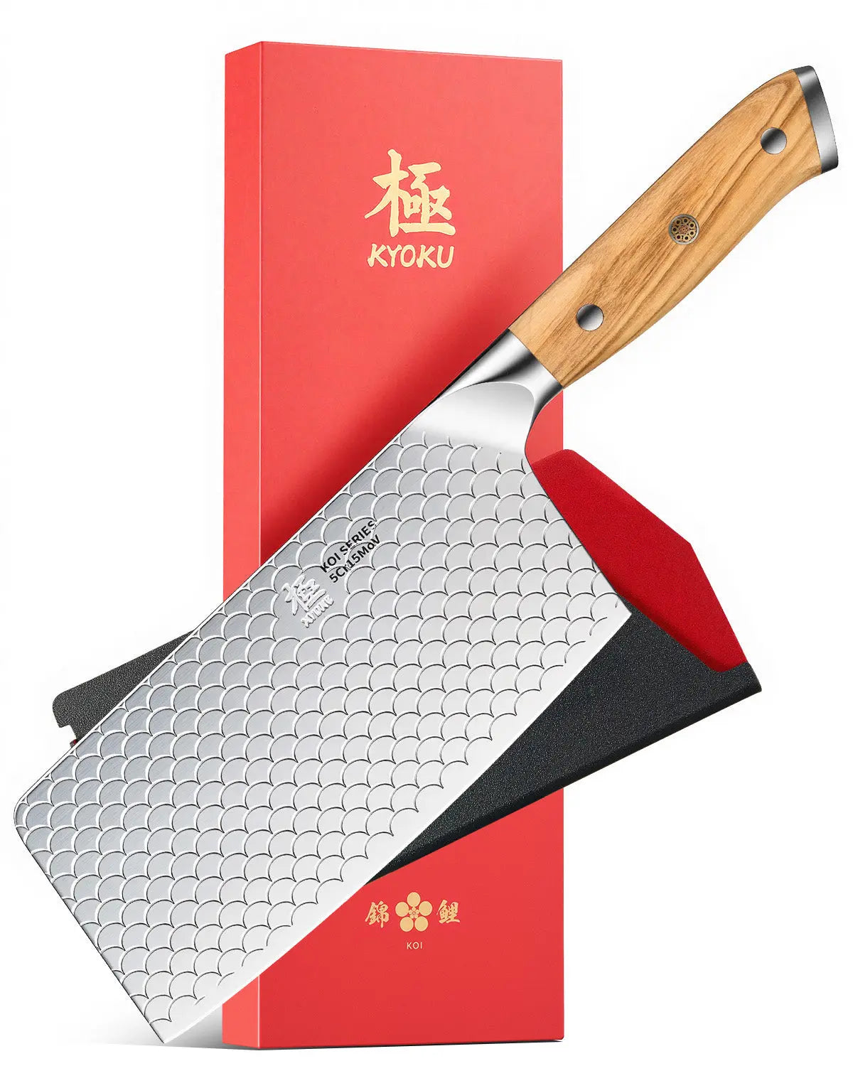 7" Cleaver Knife For Gift| KOI Series Kyoku Knives