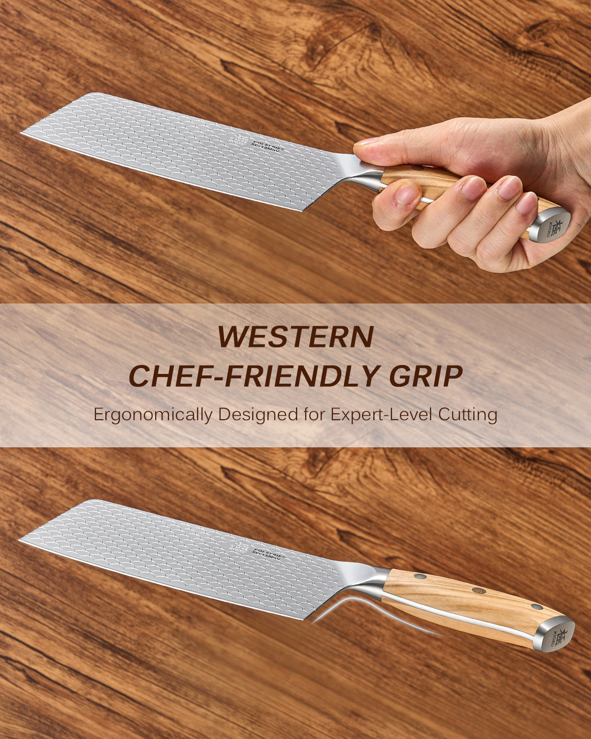 7" Cleaver Knife For Gift| KOI Series