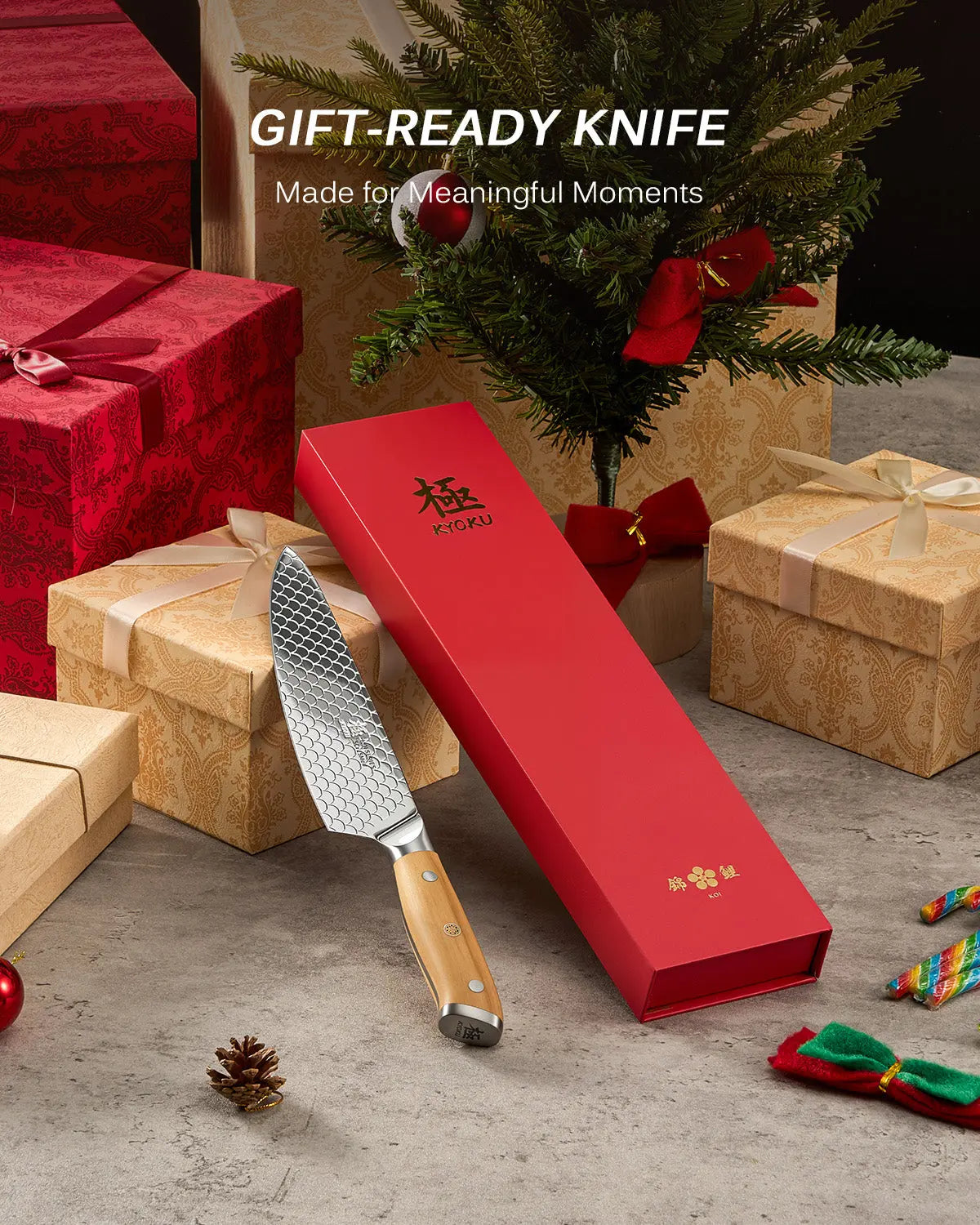 8" Chef Knife For Gift | KOI Series Kyoku Knives