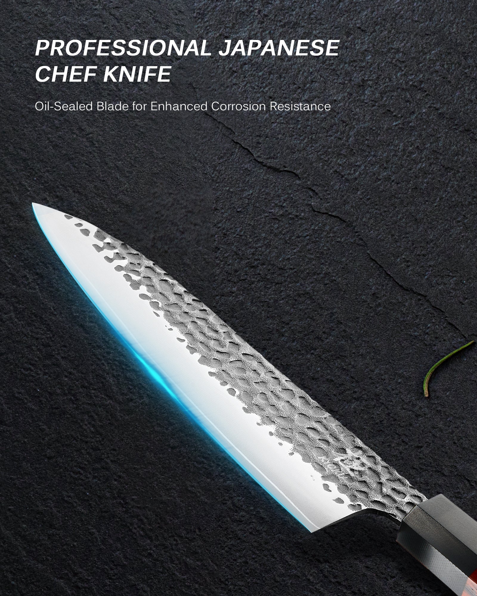 8" Chef Knife With Rosewood Handle  | Kage Series
