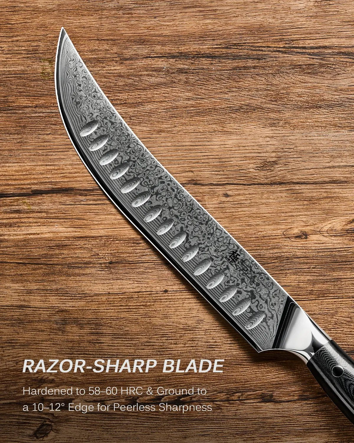 Boning + Slicing + Scimitar Knife Set | Gin Series Kyoku Knives