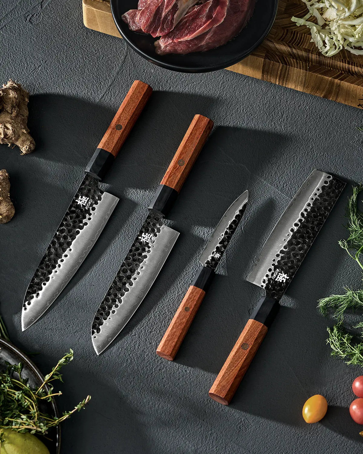 4-Piece Must-have Knife Set  | Kage Series Kyoku Knives