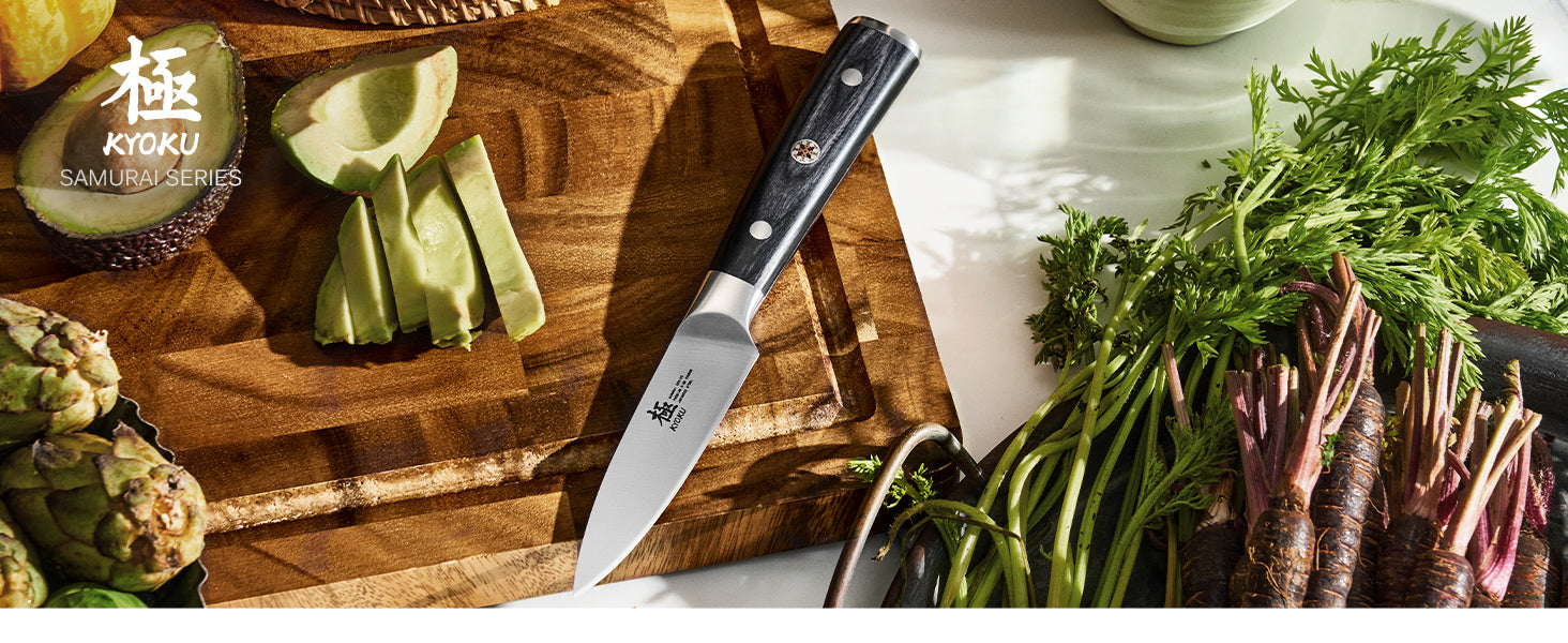 KYOKU Samurai Series 3.5" Pairing Knives